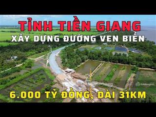 Chỉ từ 499tr a/c có ngay 1 lô đất nằm ngay tuyến đường ven biển gò công.  0898 038 *** phương