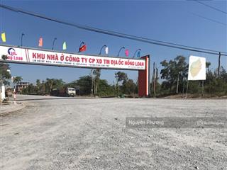 Bán đất kdc hồng loan, cần thơ. đối diện bv đại học nam cần thơ. pl rõ ràng. 2,55 tỷ/nền