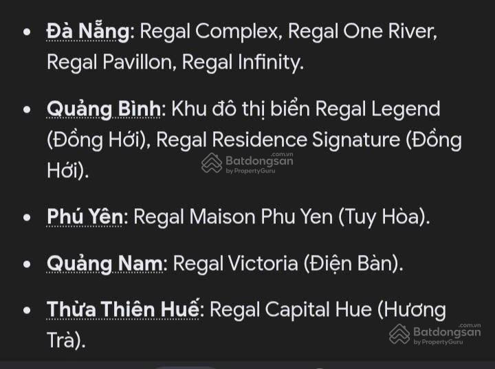 Regal complex  sở hữu ngay căn hộ cao cấp 1pn+  chỉ từ 650tr  ưu đãi tốt ck cao  trực tiếp cđt