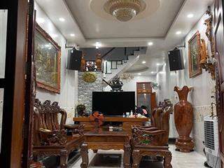 Nhà 2 tầng, ô tô ngủ trong nhà, trương thị hoa, tân thới hiệp, dt 5x25m, btct giá tốt