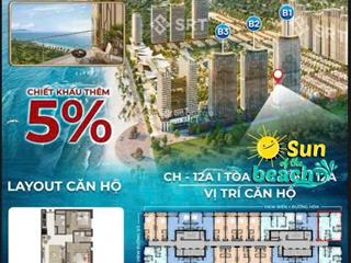 Căn hộ 2pn góc view biển  giá tốt nhất tại blanca city vũng tàu