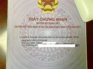 Bán lỗ 100 triệu đất 4.5x22m, shr mặt đường nguyễn trung trực