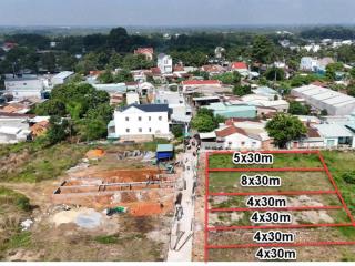 Bán 20 lô đất giá f0 ngay tp. tdm diện tích 8x30m 4x30m 5x30m