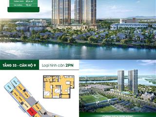 An cư lâu dài hoặc đầu tư bền vững căn hộ masteri rivera 2 pn , tầng cao  view sông, giá cực tốt!