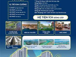 Nhận booking căn hộ spana tower hòa xuân cẩm lệ, đà nẵng, vị trí đẹp, đón đầu dự án