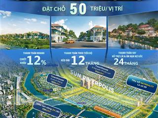 Sun group mở bán đất mặt tiền trục nguyễn phước lan nối dài  giá mua ngay đợt đầu từ cđt