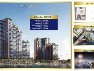 Giỏ độc quyền căn hộ duplex ngay mặt sông hàn  3 pn  117.8m2 chỉ 9.6 tỷ  vay 0%/30 tháng