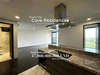 Bán gấp chuyển nhượng nhanh cove 3pn 171 m² 47 tỷ có thang máy riêng và view cầu thủ thiêm 4
