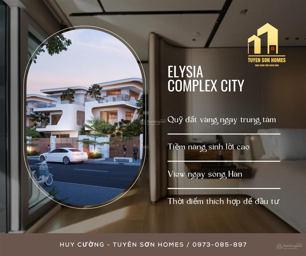 Nhà liền kề duy nhất đường 27m cách sông hàn vài bước thưởng ngoạn view sông, thành phố, pháo hoa