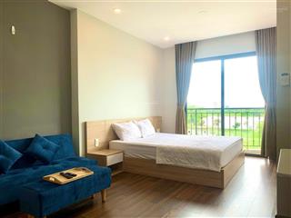 Căn hộ studio ban công 40m2, ngay the vista an phú, view sông sài gòn full nội thất, chỉ tính điện