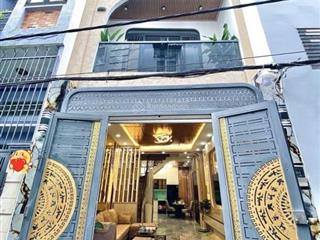 Nhà mới 3 lầu, DT 4X12.5M, đường xe hơi, full nội thất, Huỳnh Văn Nghệ, Tân Bình, HCM giá