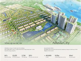 Cơ hội đầu tư giá tốt nhất thị trường  alluvia city  dự án đầu tiên có khoáng nóng ven sông hồng