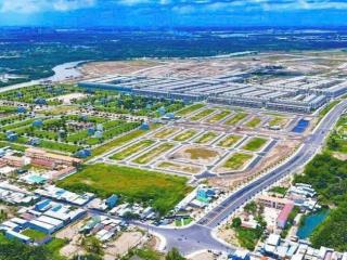 Đất nền sổ đỏ  2 mặt tiền  giá f0 đợt đầu chỉ 32 triệu/m2 liền kề q7, tt 18 tháng, mb hỗ trợ 70%