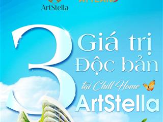 Chill home artstella cách ga metro số 1  8 phút  nơi hội tụ 3 giá trị độc bản, 3xtr/m2, bidv