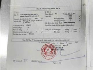 Bán nhà chính chủ trung tâm thạnh mỹ lợi, tp. thủ đức diện tích lớn giá tốt!