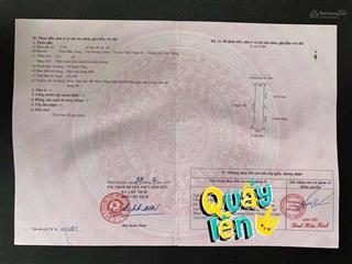 Một lô đất đường thông kinh doanh buôn bán tốt toạ lạc tại phuong đường quan .