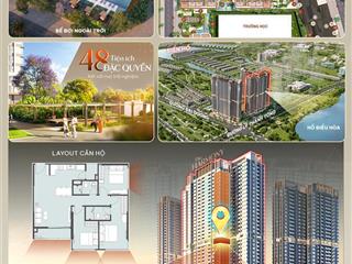 Nhỉnh 5 tỷ sở hữu căn 3pn góc view hồ triệu đô tại gia lâm!  0876 278 ***