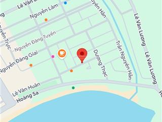 Bán đất tại lê văn huân, 180m2, hướng đông nam view biển sơn trà cách biển 50m