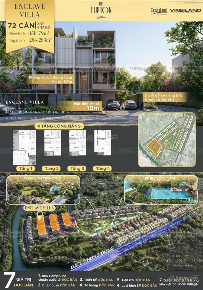 Căn tứ lập capitaland duy nhất có từ 2 chỗ để xe ô tô mặt tiền rộng lên tới 15.4m  0384 121 ***