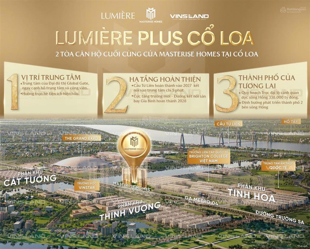 Căn hộ chung cư cuối cùng đẹp nhất vip nhất  vinhomes global gates cổ loa 0384 121 ***