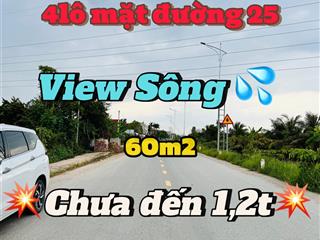 Bán lô đất mặt đường 25 tại xã đại thắng  huyện tiên lãng  tp hải phòng giá 1.2t