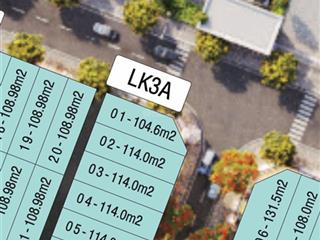 Bán suất ngoại giao lô lk 4b  04 giá 37tr/m2