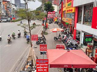 Bán nhà mặt phố trung hoà, 146m2x5t mt 5,5m, giá chào 84 tỷ có tl, mặt phố kd sầm uất, vỉa hè rộng