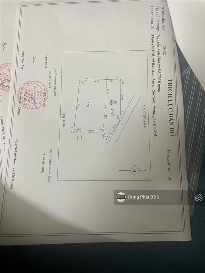 Bán đất 850m2 tại đường 35, bắc sơn, sóc sơn, hà nội, chỉ với 5,5 triệu vnd/m2
