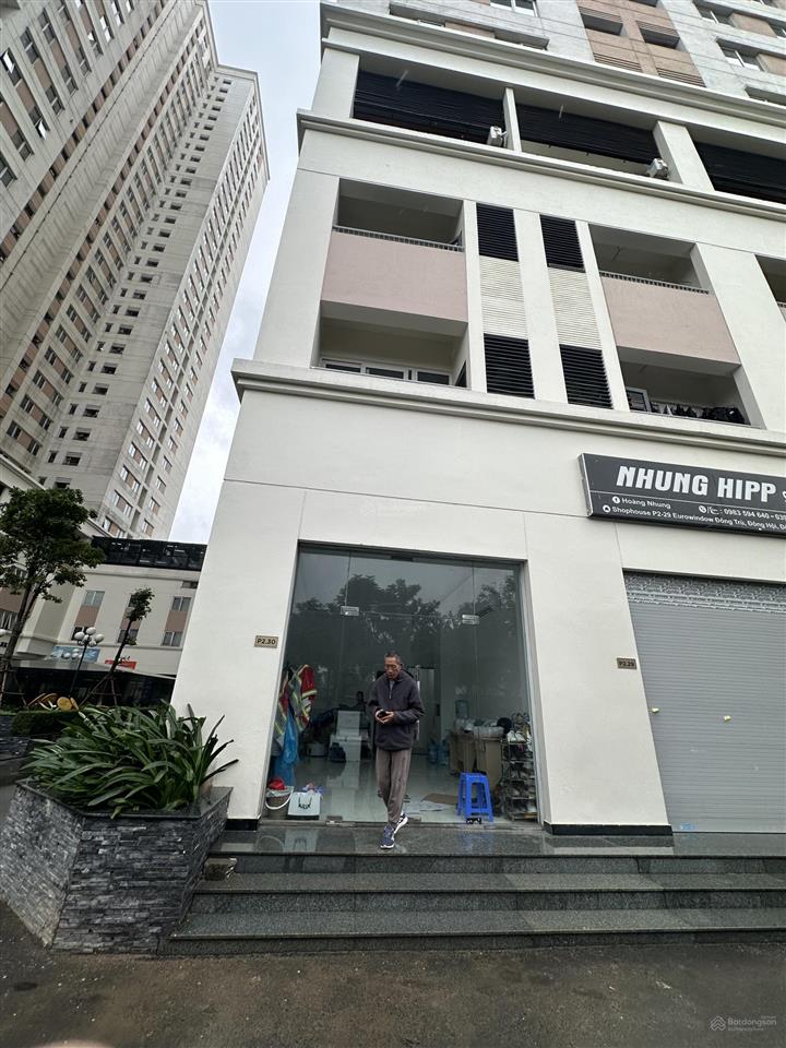 Bán shophouse giá siêu hời tại eurowindow river park, 11 tỷ, 153.6m2, lâu dài