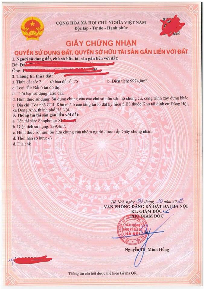 Chính chủ cần bán 2 căn shophouse khối đế chung cư eurowindow river park, sổ lâu dài, đã hoàn thiện