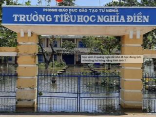 Cho thuê đất mặt tiền nguyễn công phương nối dài  ngay sát trường tiểu học nghĩa điền