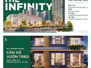 Bán căn hộ đẹp tại the infinity, đt 743, dĩ an, bình dương,