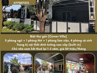 Bán biệt thự góc có hồ bơi riêng tại melosa garden quận 9  40 tỷ  nội thất cao cấp, sổ hồng.