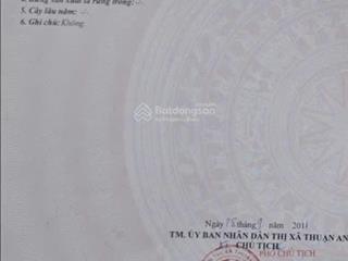 Đất sổ hồng riêng bình chuẩn thuận an bình dương cách ngã bình chuẩn 500m