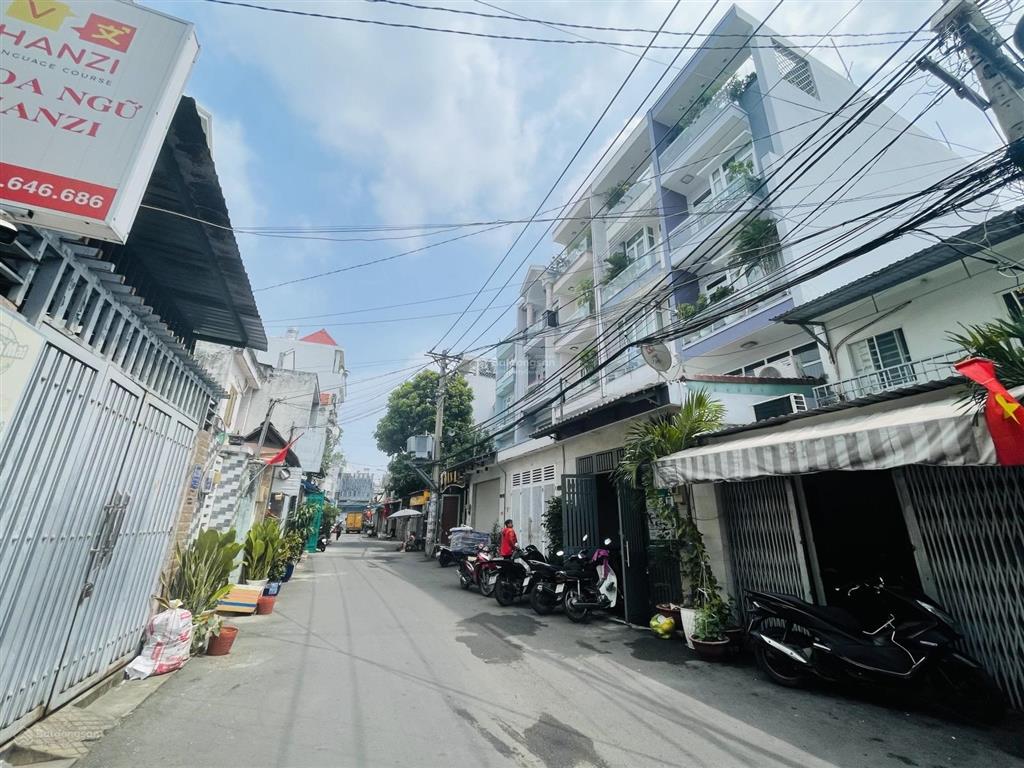 Siêu phẩm 5 tầng hẻm xe tải tránh nhựa 8m cách mặt tiền quang trung vài bước