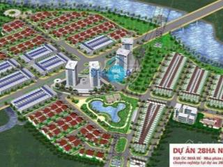 120m2 mặt tiền trục chính 24m, khu dự án 28ha nhà bè  giá 5 tỷ