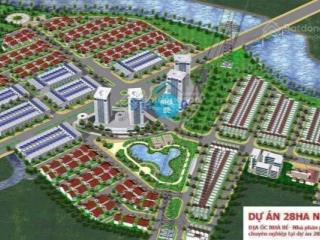 Bán đất dt 10x20(200m2) đường 14m, khu biệt thự song lập, dự án 28ha, nhà bè  giá 33tr/m2