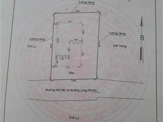 Chính chủ kẹt cần bán gấp lô đất đẹp 137m2 tại p. long phước, thủ đức, thổ cư 100% giá chỉ 5 tỷ