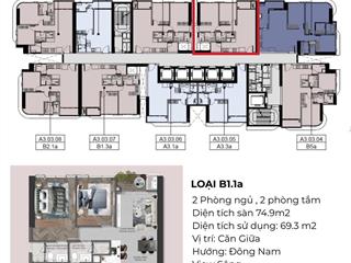 Bán căn hộ eaton park 2pn tháp a3 giá cđt không chênh 13.5 tỉ allin view đông nam đắt giá