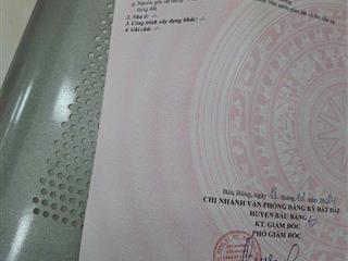 LÔ ĐẤT GÓC 2 MẶT TIỀN, NGAY KHU CÔNG NGHIỆP BÀU BÀNG