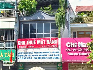 Mặt bằng lê trọng tấn 5x20m cần cho thuê kinh doanh buôn bán
