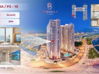 Bán căn góc 2pn cao cấp view trực diện sông hàn và vịnh thuận phước, hàng hiếm đầu tư sinh lời ngay