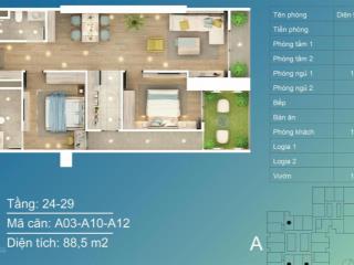 Chính chủ cần bán,chung cư bid residence,kđt văn khê, 88,5m² 2pn, 2wc