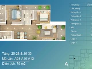Chung cư bid residence, tố hữu, 79 m2, 2pn, 2wc kđt văn khê, hà đông, hà nội
