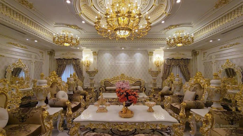 Biệt thự tân cổ điển  mt trần văn kiểu, p. 10 quận 6  dt 20x50m (cn 1.200m2)  hầm + 4 tầng, st