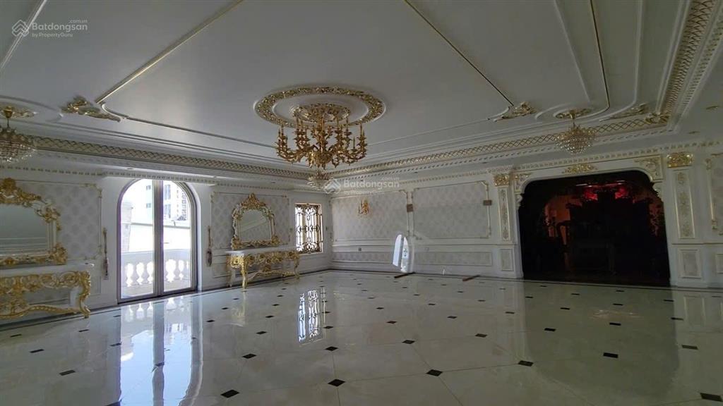 Biệt thự tân cổ điển  mt trần văn kiểu, p. 10 quận 6  dt 20x50m (cn 1.200m2)  hầm + 4 tầng, st