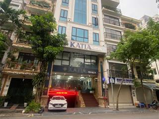 Bán tòa building 9 tầng  mặt phố trương công giai  102m2  62 tỷ  vỉa hè  thang máy  hầm.