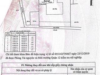 Bán đất mặt tiền hẻm 423 đường vườn lài, phường an phú đông, tp. hcm. cách cầu 500m. thổ 70m2