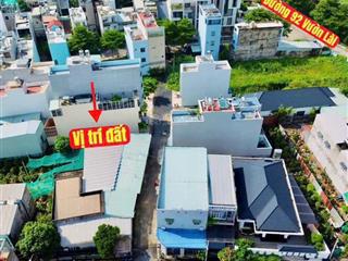 Bán đất hẻm 92 đường vườn lài 4 x 22m = thổ cư 88.1m2 = giá 5.35 tỷ sổ riêng, pháp lí chuẩn