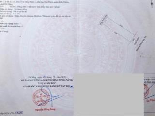 Bán lô đất 2 mặt tiền đường đặng huy trứ, hòa minh, liên chiểu, đà nẵng